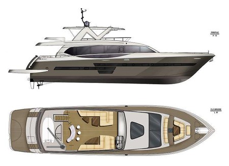 95 ft Luxury Power Yacht layout 1(001)